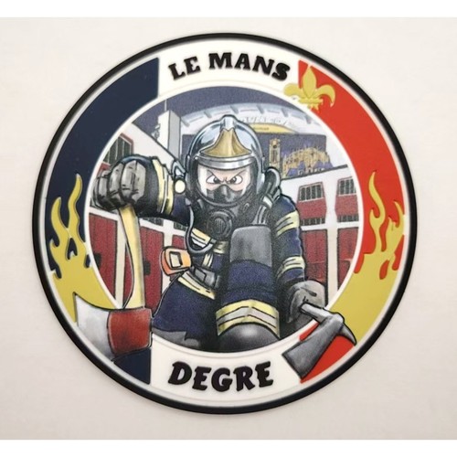 Ecussons pompiers lemans degre - pompiers,