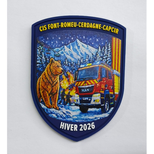 Ecussons pompiers font romeu - ecussons,