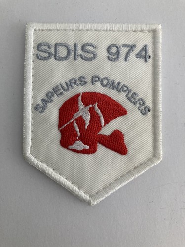 Ecusson pompiers sdis 974 - 974, la