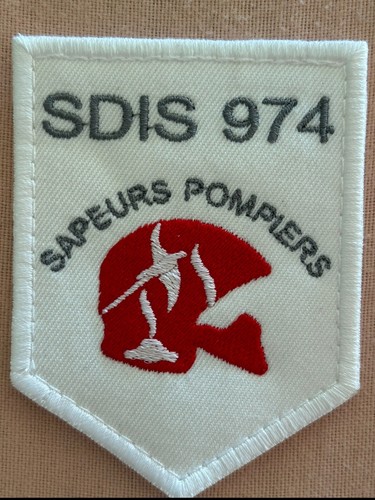 écusson sdis 974 réunion - ,