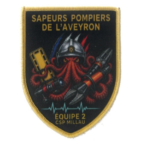 Ecussons pompiers millau - pompiers,