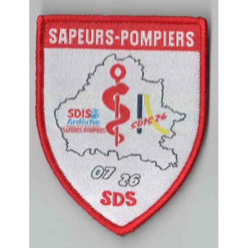 Ecussons pompiers sds sssm - ecussons,