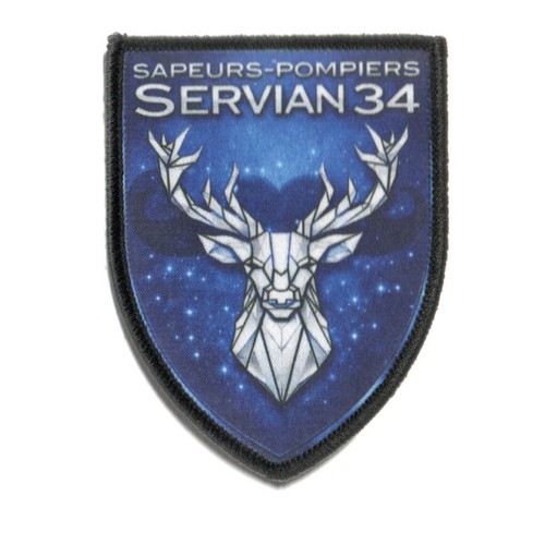 Ecussons pompiers servian sdis - servian,